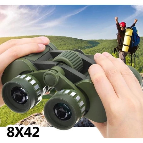 Military Seeker 8x42 széles látószögű katonai stílusú távcső hordtáskával