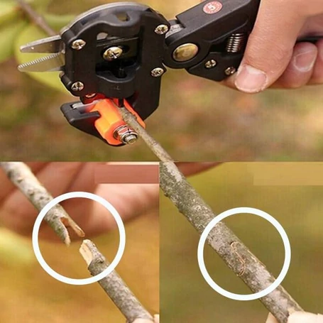 Oltóolló készlet oltáshoz és fametszéshez, cipzáras tokban