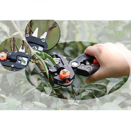 Oltóolló készlet oltáshoz és fametszéshez, cipzáras tokban