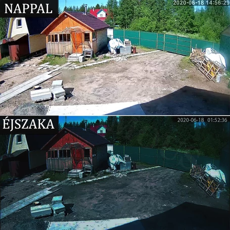 Kültéri távolról vezérelhető  WiFi PTZ biztonsági kamera