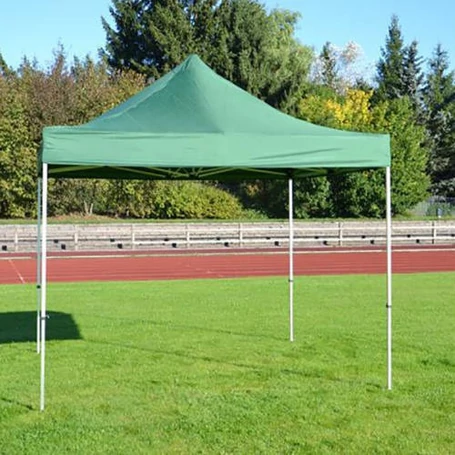 Értékcsökkent - Összecsukható kerti pavilon, sörsátor 3x3m-es méretben - zöld