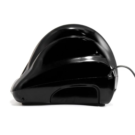 Elektromos shiatsu lábmasszírozó távirányítóval, fekete színben