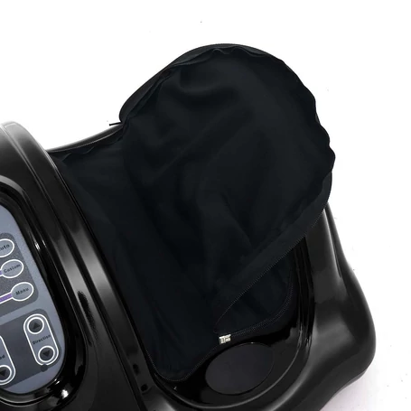 Elektromos shiatsu lábmasszírozó távirányítóval, fekete színben