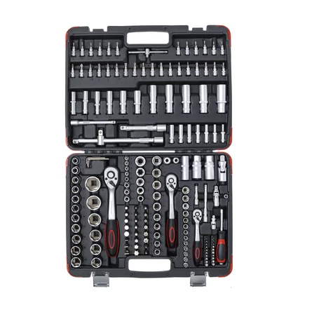 171 részes szerszámkészlet, dugókulcs-, és bitfej készlet