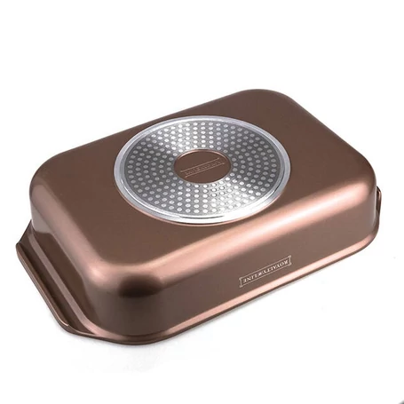 Royalty Line márvány bevonatú, tapadásmentes pecsenyesütő üvegfedővel - 34 cm, ARG34ML