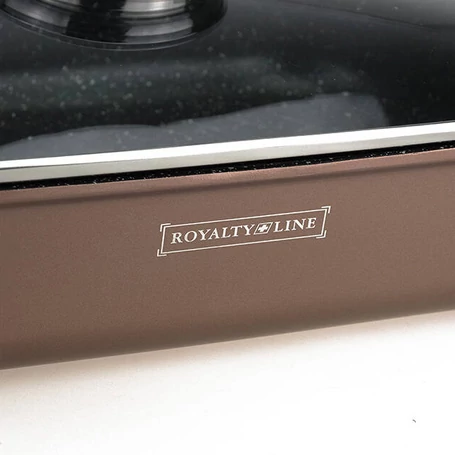 Royalty Line márvány bevonatú, tapadásmentes pecsenyesütő üvegfedővel - 34 cm, ARG34ML