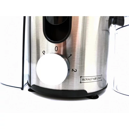 Royalty Line gyümölcscentrifuga, 600w, fekete, inox