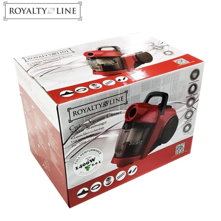 Royalty Line porzsák nélküli, ciklon rendszerű porszívó, piros, 700 W