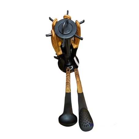 Royalty Line 7 részes konyhai tálalóeszköz készlet tartóállvánnyal