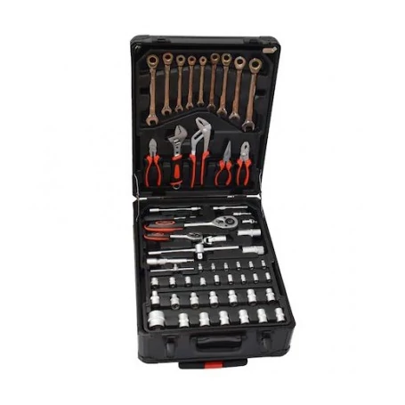 Royal Kraft 372 részes racsnis szerszámkészlet műanyag kofferben