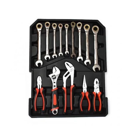 Royal Kraft 372 részes racsnis szerszámkészlet műanyag kofferben