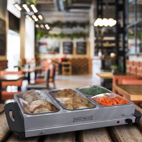 Royalty Line 4 részes svédasztalos kiszolgáló és melegentartó BFS-4.7
