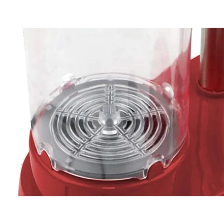 Értékcsökkent - Hot dog készítő gép melegítő rúddal és virslifőzővel, piros