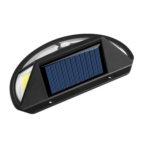 Mozgásérzékelős, 102 ledes napelemes lámpa széles vetítési szöggel