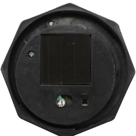 Napelemes, leszúrható szolár lámpa készlet, fekete, 3 db