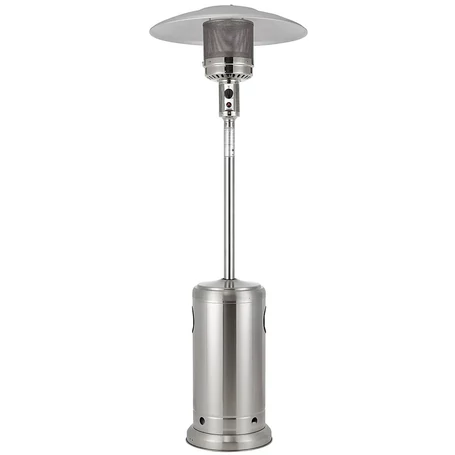 Stahlman gáz kültéri hősugárzó, 6,8-14 kW, inox rozsdamentes acél teraszfűtés- ST-366