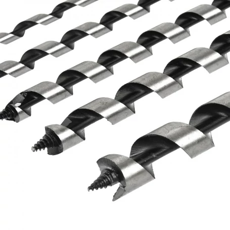 6 db-os fúrószár készlet fához, fa dobozban - 40 cm