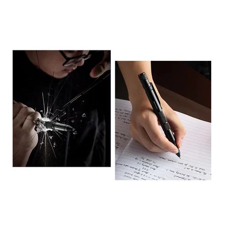 TacPen taktikai multifunkciós túlélő szerszám, zseblámpa