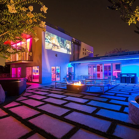 Napelemes kültéri LED szalag készlet távirányítóval, 5 méter