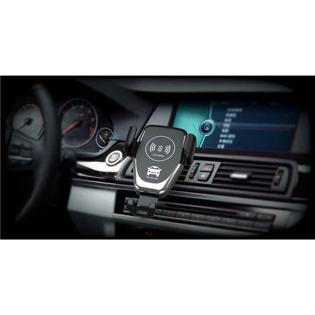 Autós telefontartó vezeték nélküli gyorstöltővel