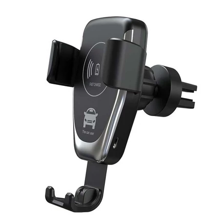 Autós telefontartó vezeték nélküli gyorstöltővel