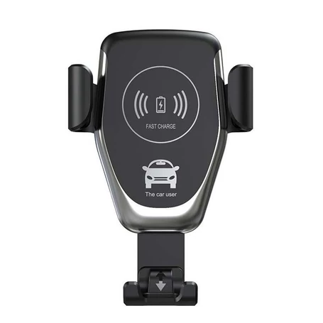 Autós telefontartó vezeték nélküli gyorstöltővel