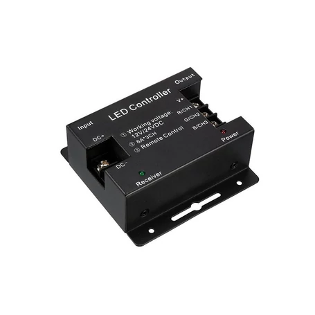 RGB LED kontroller készlet tápegységgel, távirányítóval LED szalagokhoz