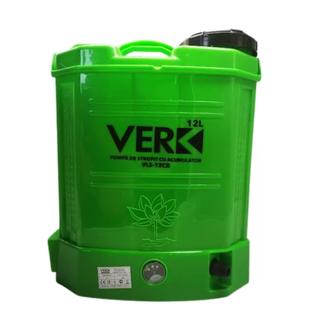 Verk 12 literes akkumulátoros háti permetező, 3 különböző fejjel