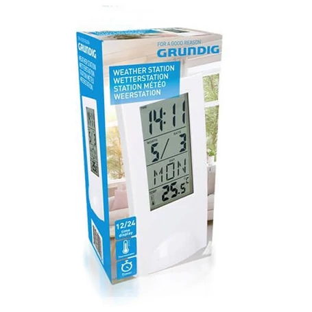 Grundig digitális időjárás állomás átlátszó kijelzővel