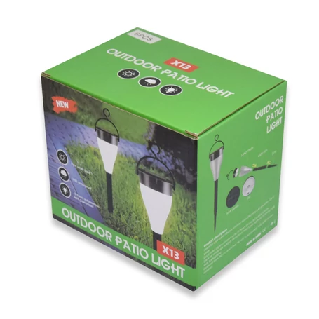 Leszúrható napelemes LED világítás készlet, fehér és RGB üzemmóddal, 6 db