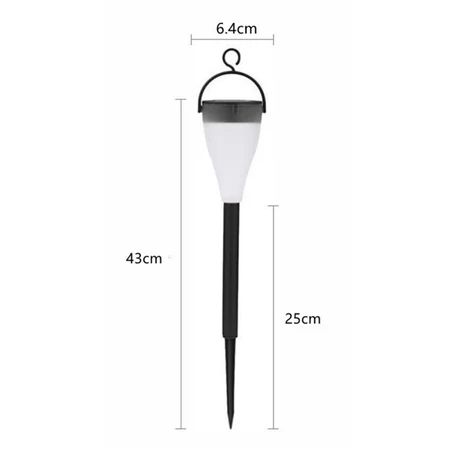 Leszúrható napelemes LED világítás készlet, fehér és RGB üzemmóddal, 6 db