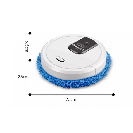Intelligens önjáró automata padlótisztító mop és aroma diffúzor, fekete