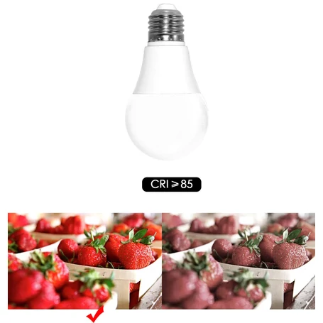 Távirányítós RGBW LED 5W  E27 izzó színes és fehér fénnyel