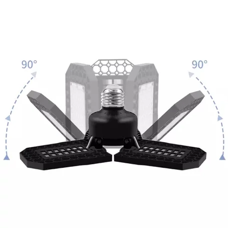 108 LED-es növénynevelő, palántanövesztő, növénytermesztő lámpa hálózati foglalatba tekerhető