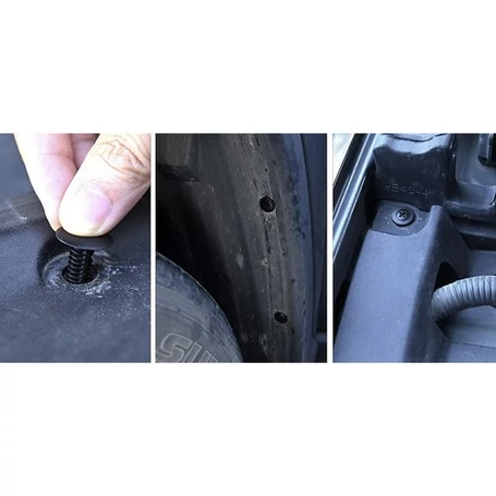 Univerzális, 620 részes autókárpit patent szett, rögzítőkapocs-készlet szerszámokkal, tárolódobozzal