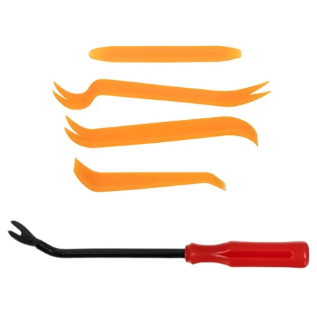 Univerzális, 620 részes autókárpit patent szett, rögzítőkapocs-készlet szerszámokkal, tárolódobozzal