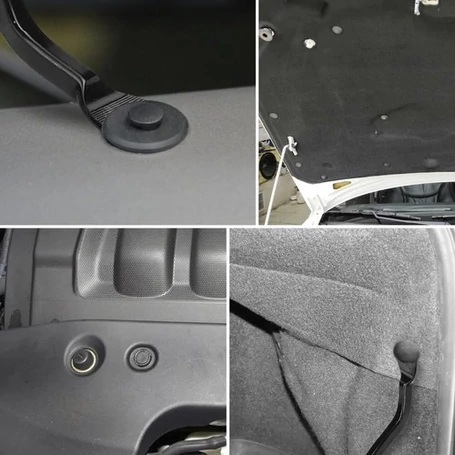 Univerzális, 620 részes autókárpit patent szett, rögzítőkapocs-készlet szerszámokkal, tárolódobozzal