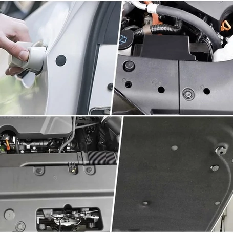 Univerzális, 620 részes autókárpit patent szett, rögzítőkapocs-készlet szerszámokkal, tárolódobozzal