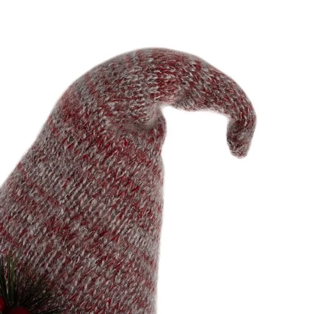 Karácsonyi teleszkópos, textil törpe, 50-82 cm magas