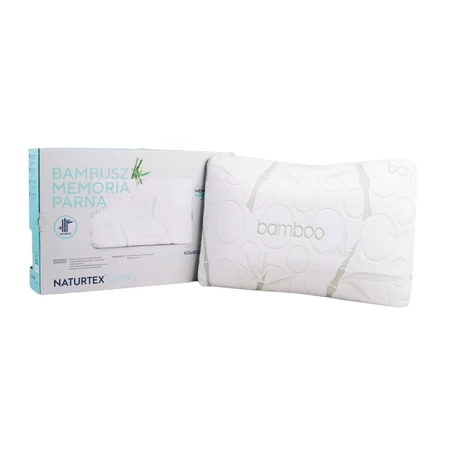NATURTEX Memory Bamboo párna, fehér