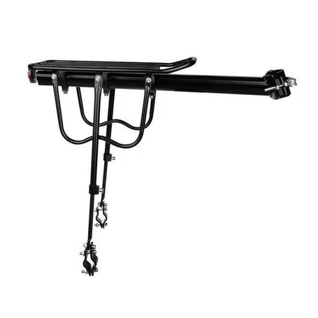 Alumínium állítható magasságú kerékpár csomagtartó, 50 kg teherbírás, gyors felszerelés