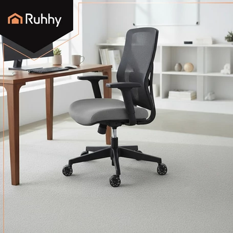 5 db műanyag kerék forgószékekhez, 360°-ban forduló, csendes csapággyal, parkettabarát, fekete