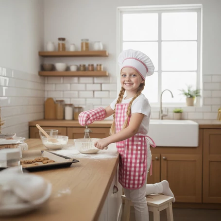 Séfjelmez készlet gyermekek számára, 7 részes, jelmez és kiegészítők