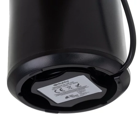 ​Elektromos kávédaráló, 150W teljesítménnyel, 50 g kapacitással, két pengés késsel és átlátszó tetővel, fekete