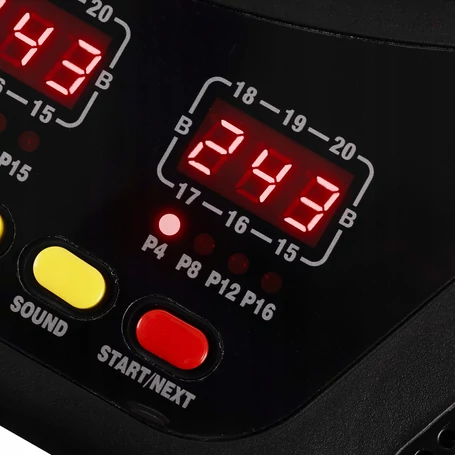 Trizand elektronikus darts tábla, 243 játékmóddal, LCD kijelzővel és automatikus pontszámlálóval, 6 nyíllal és hálózati adapterrel 