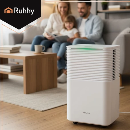 Nagy teljesítményű automatikus páramentesítő készülék WiFi kapcsolattal, 12 literes napi kapacitással, LED háttérvilágítással, beépített pára- és hőmérsékletmérővel, időzítővel és higrosztáttal, 200 W, fehér