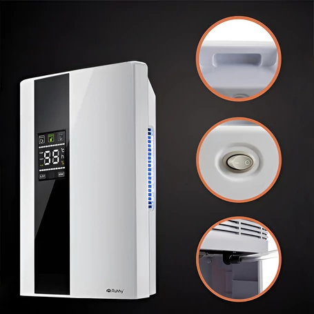 2 az 1-ben párátlanító és légtisztító, 2000 ml tartály, érintőpanel, UV tisztítás, intelligens páraszabályzás, 25–30 dB halk működés, távirányítóval