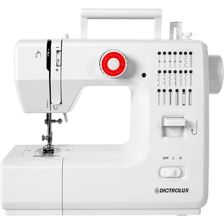 Dictrolux Annabella varrógép pedállal, 20 különböző öltéstípus, 2 sebesség, LED fény - hordozható
