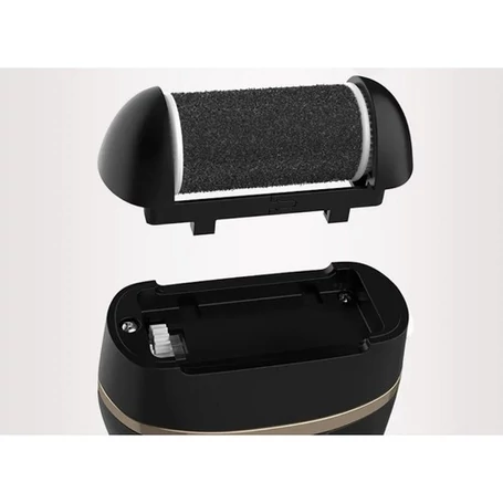 Elektromos talp és sarokreszelő, állítható sebességgel, 3 féle csiszolófejjel, kiegészítőkkel