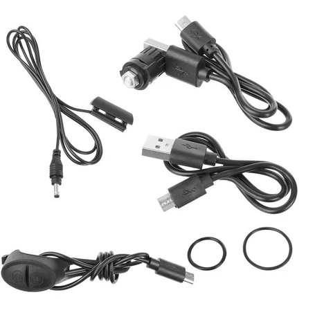 Akkumulátoros LED biciklilámpa, első és hátsó kerékpárlámpák csengővel, sebességmérő jeladóval, USB töltéssel